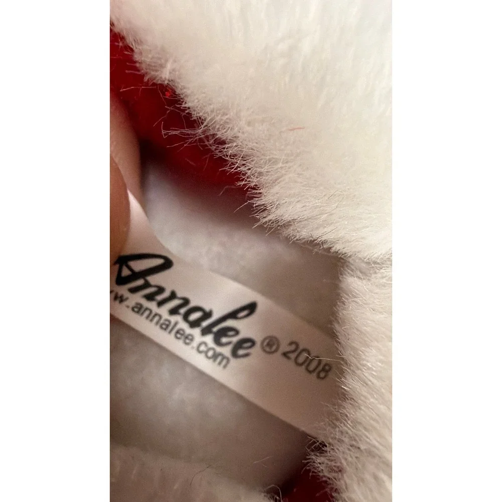 Vintage Annalee Christmas Mice Set Holiday Mouse Pair Candy Cane Gift 2008